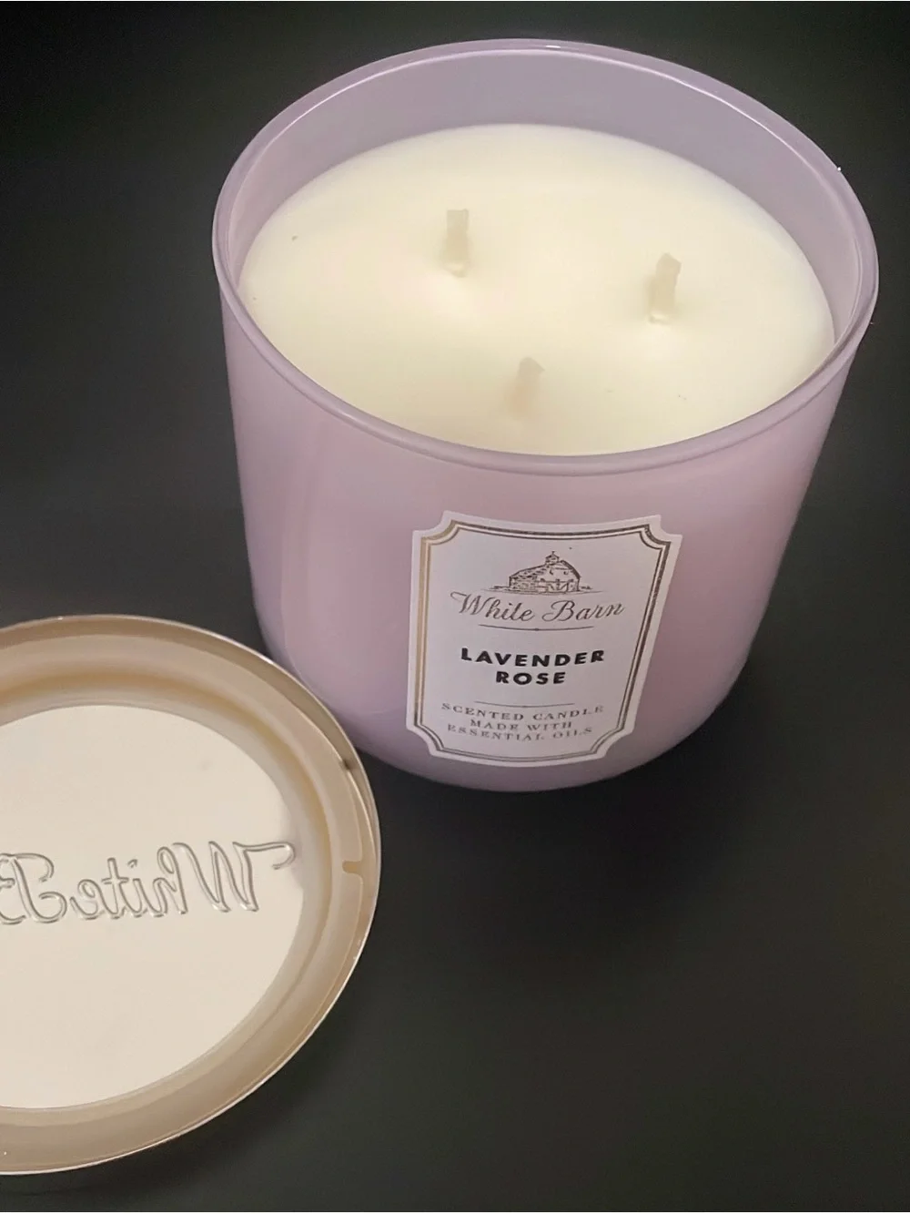 Bath & Body Works White Barn Lavender Rose Scented Candle